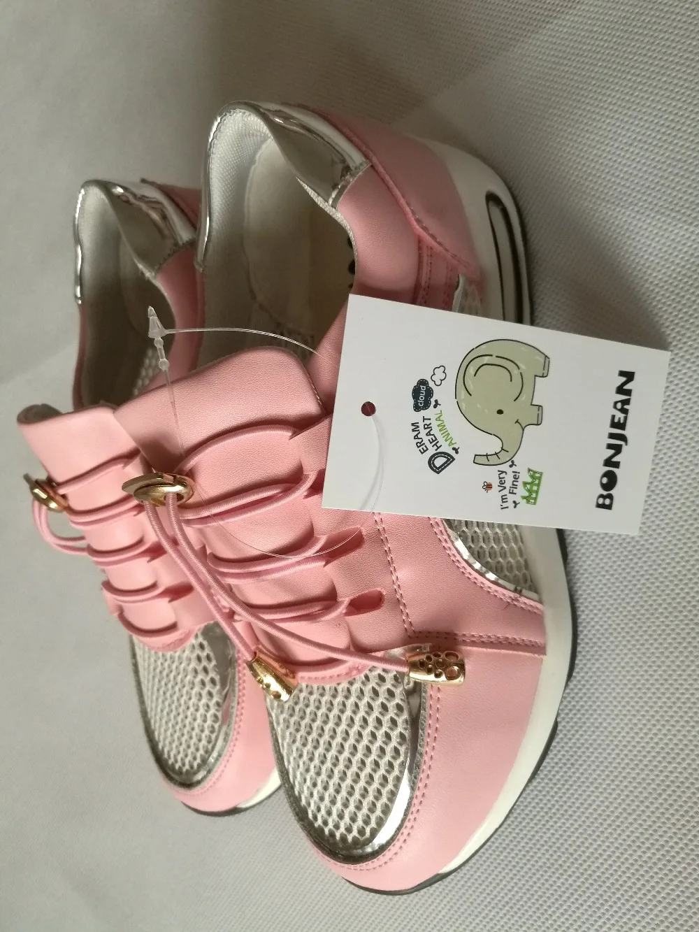 

free shipping kids shoes Breathable fashion Gilrs shoe pink color