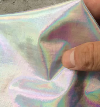 

Hot fashion Elastic Holographic fabric