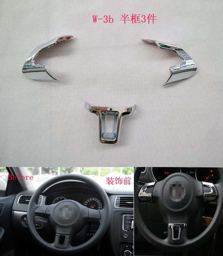 Car Styling For volkswagen vw Steering wheel Trim Covers Jetta Polo Golf Interior Car Stickers Auto Accessories Free Shipping Car Styling For volkswagen vw Steering wheel Trim Covers Jetta Polo Golf Interior Car Stickers Auto Accessories Free Shipping