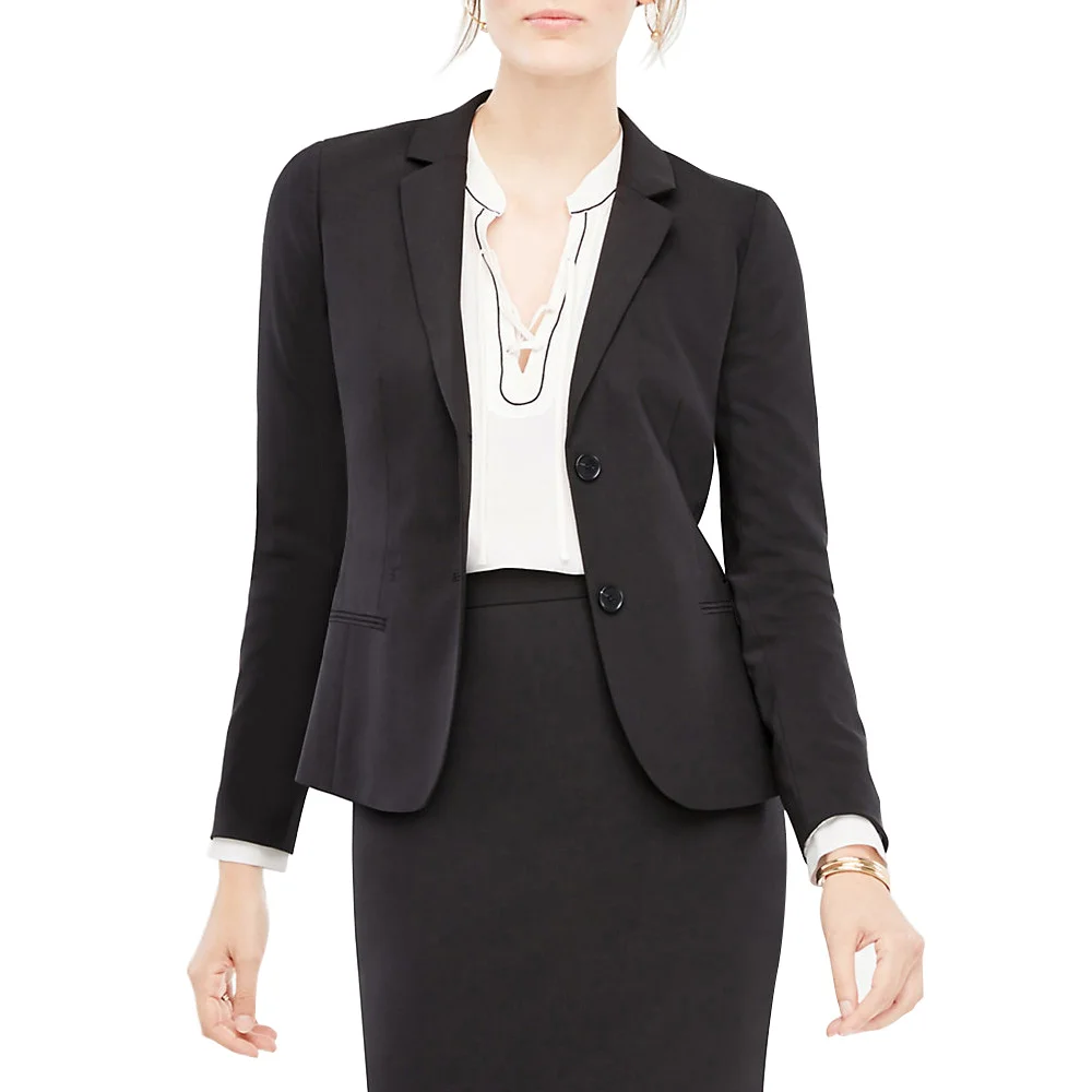 Kenancy 2018 Autumn Slim Fit Women Formal Jackets Office Work Two