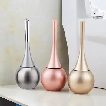 

Innovative European Bathroom Brush Washroom Brush Toilet Brush Set with Stainless Steel Base Toilet Brush Stainless Steel Base