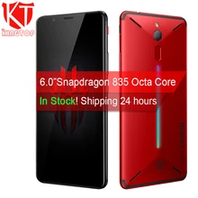 Original ZTE Nubia Red Magic Game Mobile Phone 6″ Octa Core 6/8GB 64/128GB Full Screen Fingerprint Android 8.1 4G LTE Smartphone