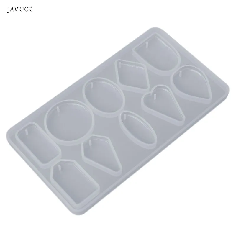 DIY Shape Pendant Molds Silicone Mold Epoxy Resin Geometric Jewelry Making Craft