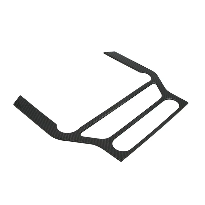 For Ford Mustang Dash Board GPS Panel Cover Trim Decorative Frame For Mustang 2015 - 2018 Carbon Black (9)