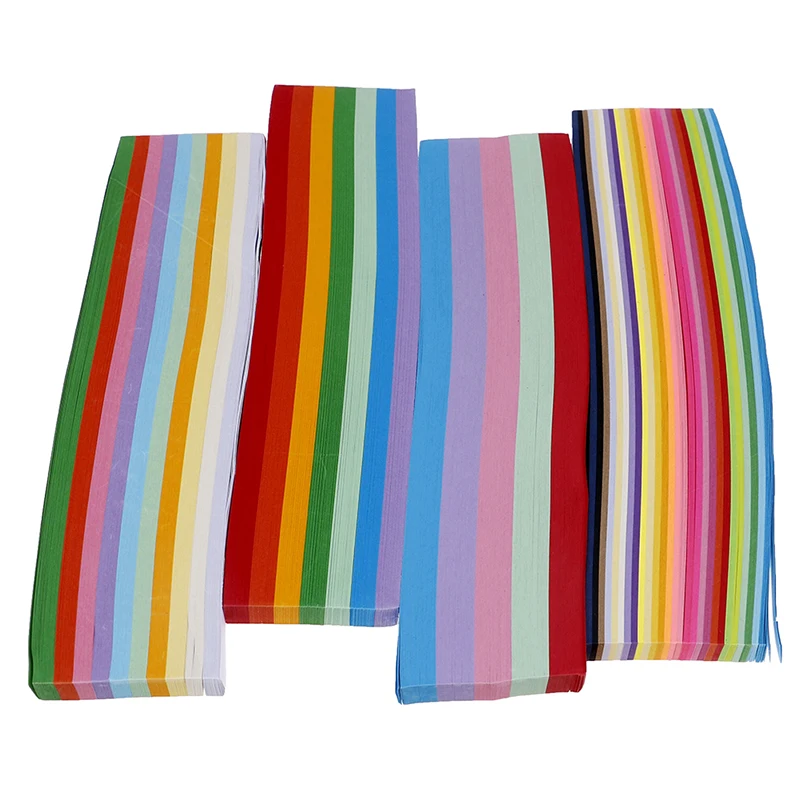 540PCS 5/7/10/27 Colors Making Stars Craft Papers Strips Candy Color Lucky Star Origami Children DIY Paper | Дом и сад