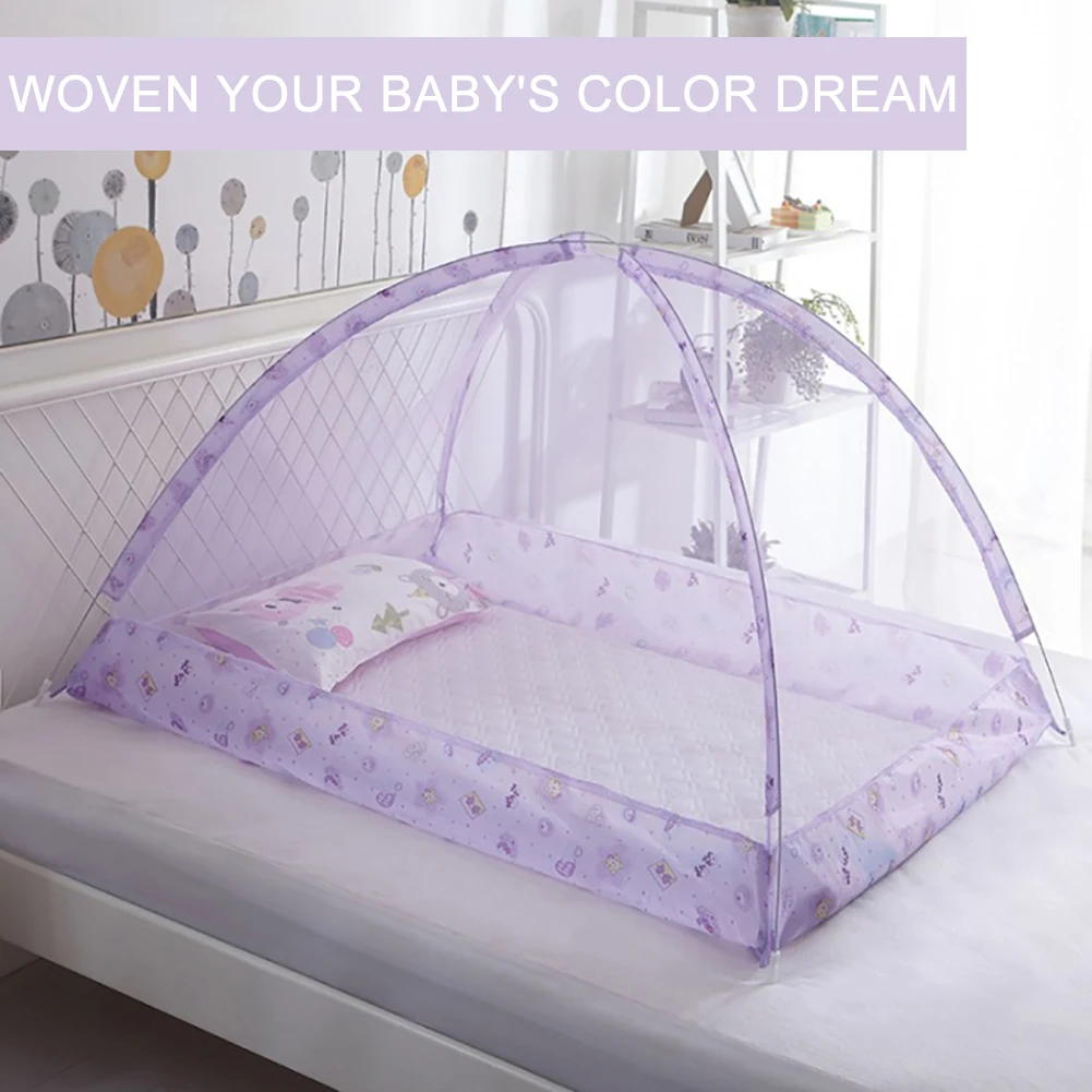 Детские сетчатый навес младенческой москитная сетка складной москитной сеткой детские кроватки палатка для колыбели полог Mosquiteiros Infantis S3