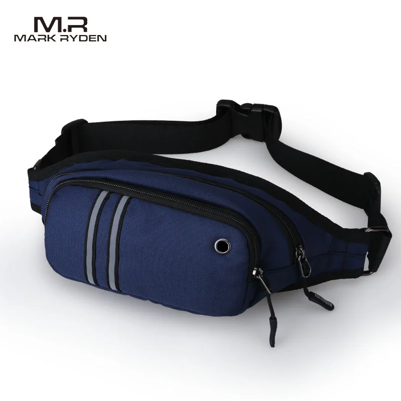 

2019 Mark Ryden Men's Waist Packs Casual Style Waterproof Waist Bags Canvas Crossbody Bags