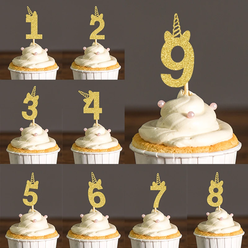 Decoration De Cupcake Licorne Numero 1 2 3 4 5 6 7 8 9 Decorations De Fete D Anniversaire D Enfants Ensemble De 12 Pieces Ensemble Decoratif De Cupcake En Or Aliexpress Decoration De Cupcake Licorne Numero 1 2 3 4 5 6 7 8 9 Decorations De Fete D Anniversaire D Enfants Ensemble De 12 Pieces Ensemble Decoratif De Cupcake En Or Aliexpress