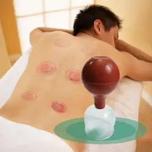 5 шт./компл. массажные банки для терапии тела резиновый шар Вакуумный Куб резиновый шар стеклянные банки мяч универсальный насосный шар