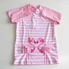 

JULY SAND 1-8T Girl Baby skin care UPF 30+ bathing two piece swimsuit 18G022