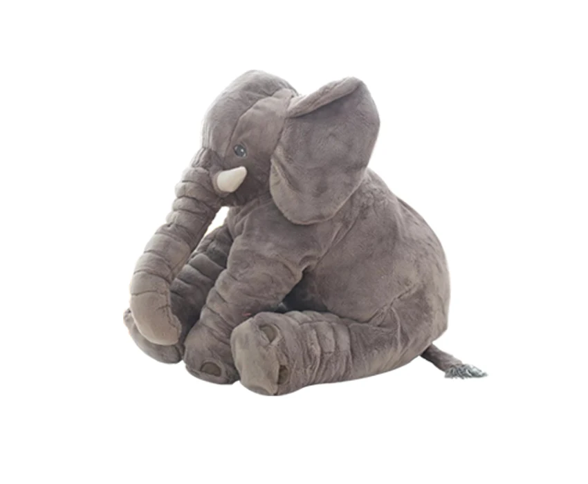 33 см мягкая плюшевая подушка-слон, мягкая подушка для новорожденного ребенка, детская подушка для куклы, подушка для кровати, детская подушка-слон, детское постельное белье - Цвет: 28 33cm