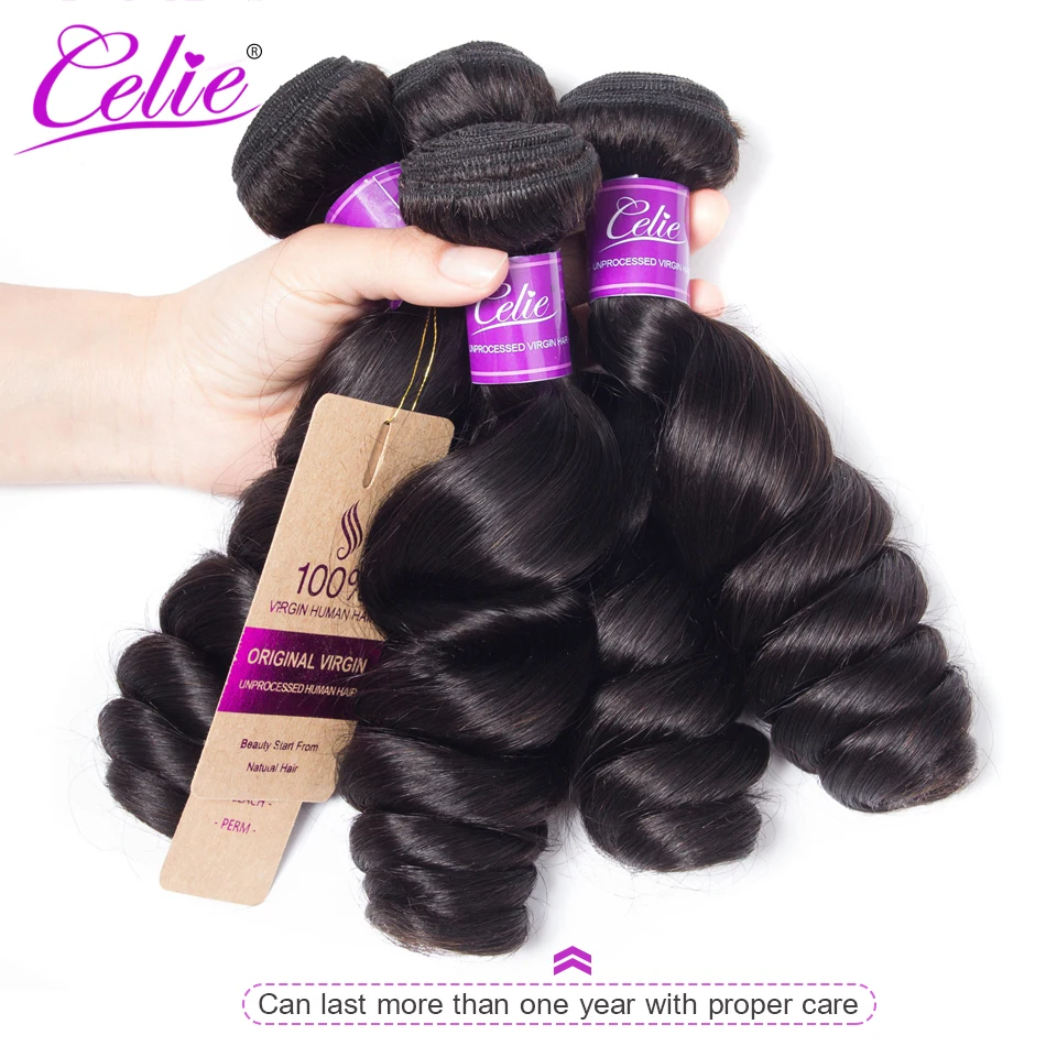 Celie-Hair-Brazilian-Loose-Wave-Human-Hair-Bundles-8-28-inch-Natural-Hair-100-Remy-Human (3)