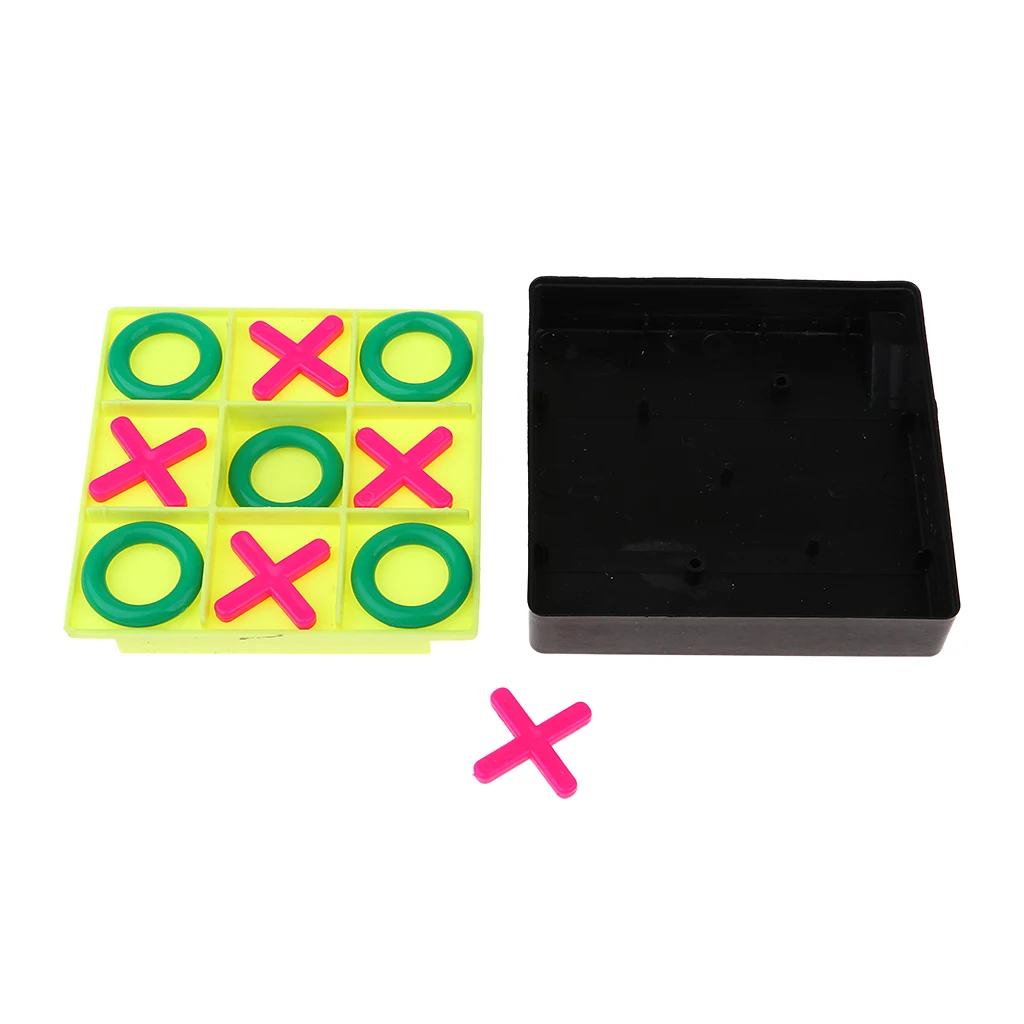Портативный Tic Tac Toe настольная игра Крытый открытый игрушка для детей и взрослых