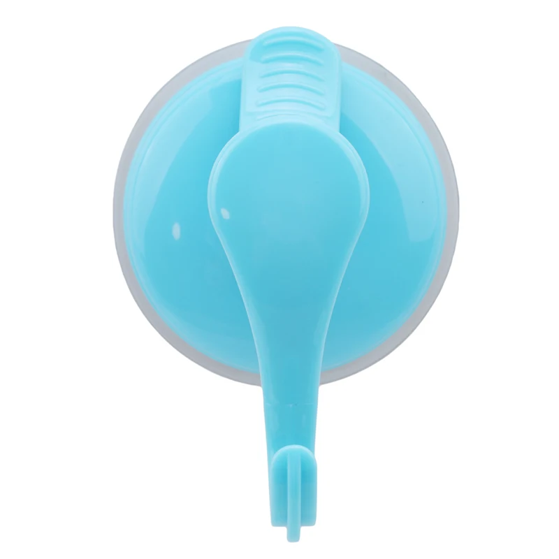 Модный вакуумный настенный держатель для ключей на присоске для ванной, кухни, крючки, вешалка, присоска, высокое качество,, для дома - Цвет: blue