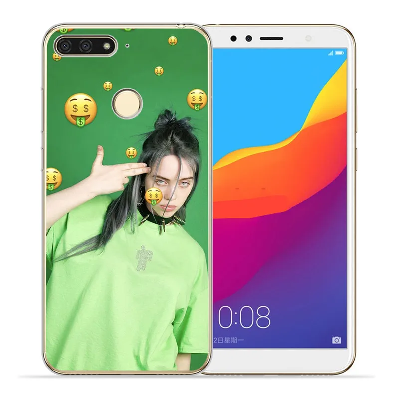 Роскошные Billie eilish для huawei Honor 10 9 8 8X 8C 7A 7C 7X7 6X 6A 20 Pro V20 20i Lite чехол для телефона чехол Funda Coque Etui Капа