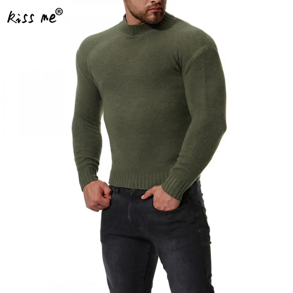 2018 New Autumn Winter Men'S Sweater Men'S Turtleneck
