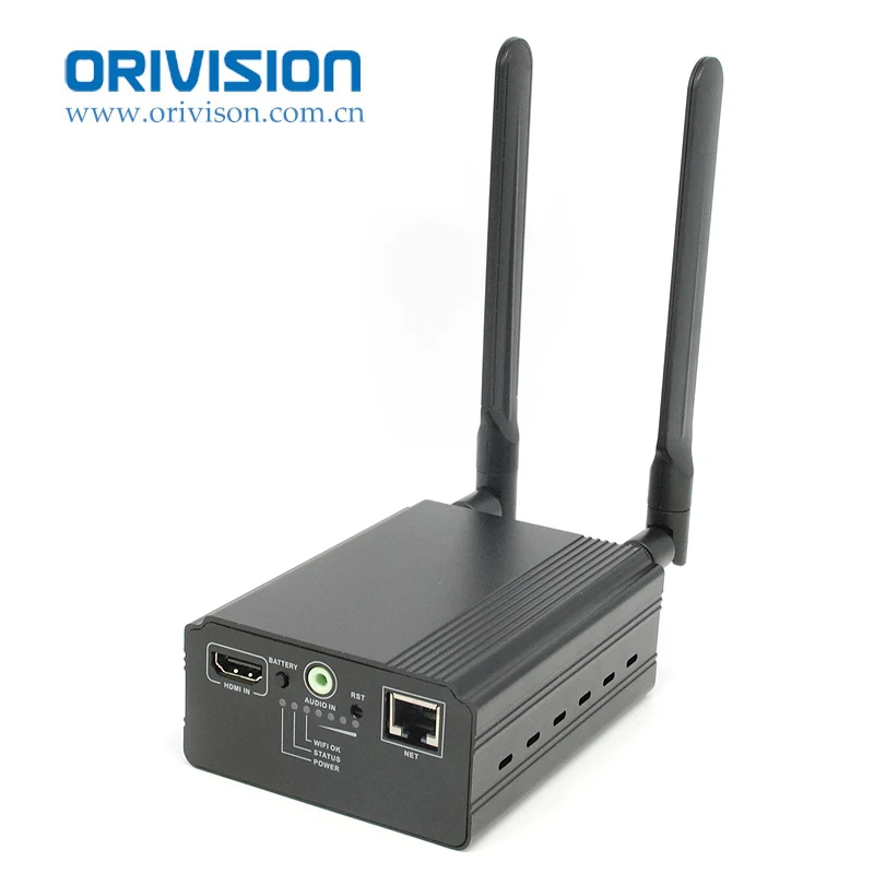 

ZY-EH303W H.265 HDMI Wireless Video Encoder for Live Streaming with Built-in Battery over WIFI/LAN to YouTube