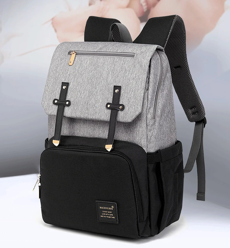 USB Waterproof Stroller Diaper backpack for mom Maternity Nappy Women Travel Infant Multifunction Baby Bag Insulation Nursing