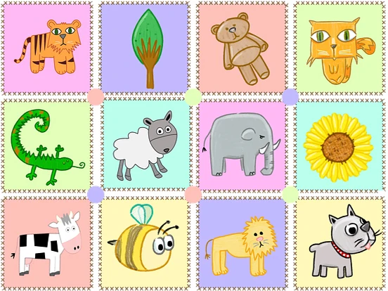 5D Cartoon Animals Cards Diamond Painting Embroidery Full Square Rhinestones Mosaic Home Decor Cross Stitch | Дом и сад