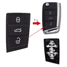 Cocolockey almofada chave do carro para golf mk7 gol chave para skoda rápida/superb/yeti chave do carro para seat /ibiza/altea/leon acessórios do carro