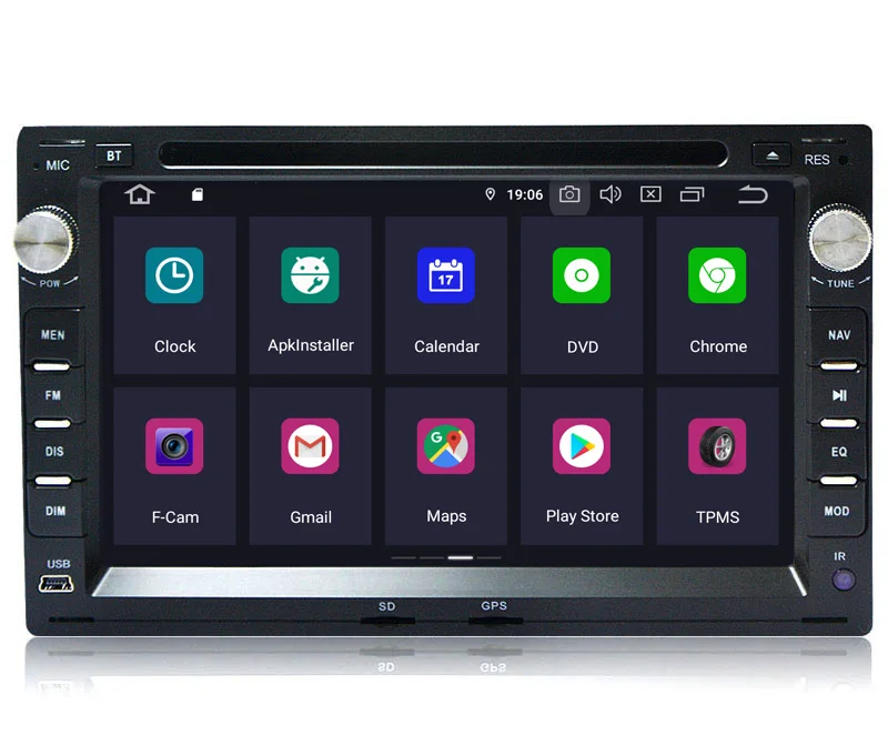 Clearance COIKA Android 9.0 System Quad-Core Car DVD Player GPS Navi For Volkswagen Jetta Polo T5 Passat B5 Sharan Golf 4 1999-2005 BT SWC 2