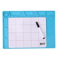 Магнитная станция для пневматического пистолета теплоизоляция силиконовый коврик настольный коврик обслуживание платформы для BGA паяльная ремонтная станция с ручкой