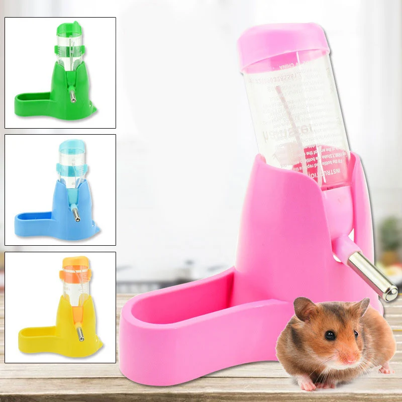 3 IN 1 Automatic Pet Feeder Hamster Bowls Water Bottles Dispenser Bowl