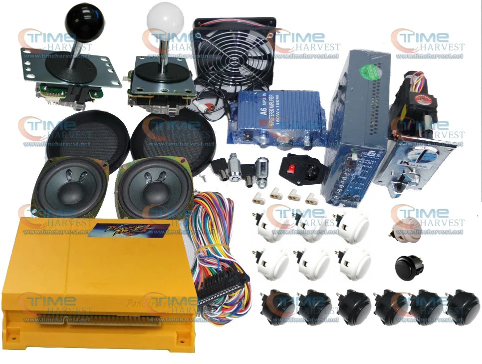

Arcade Parts Bundles kit With 815 games Pandora Box 4S+ Original Sanwa Joystick Original Sanwa Button to Build up Arcade Machine