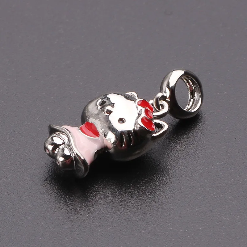 AIFEILI 2018 серебряный цвет hello kitty Шарм Бусины Подходят оригинальный Pandora браслет