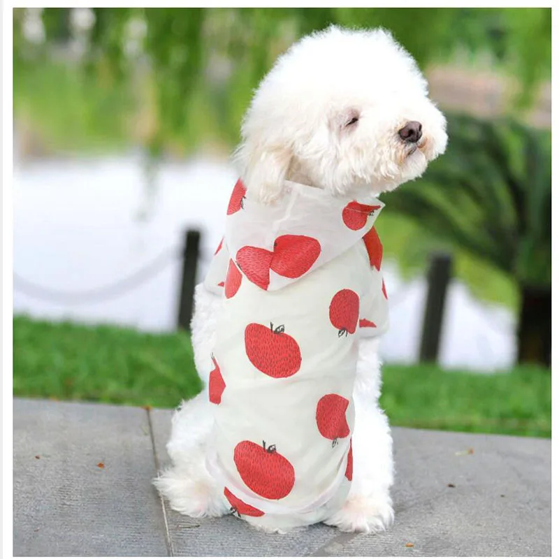 

Hot Sale Pet Dog Clothes Summer Sun Protection Dog Clothing Sunscreen Pet Clothing Soft Dog Raincoats Size S-XL