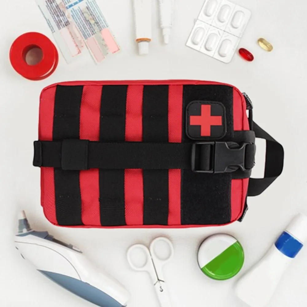 Kit de primeros auxilios de viaje de bolso médico táctico al aire libre multifuncional Paquete de cintura Camping escalada bolsa de emergencia Kit de supervivencia