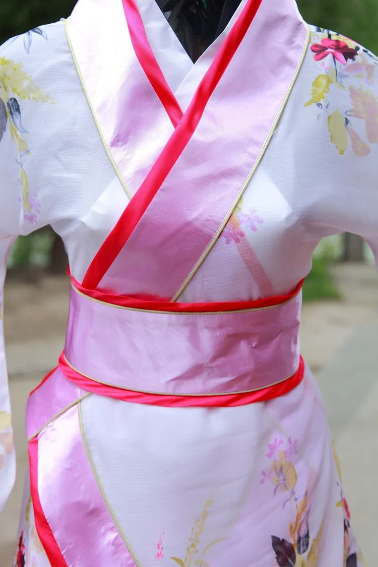 High end Китайская традиционная для женщин ханьфу китайское платье феи красный, белый Hanfu костюмы династии Тан древний костюм