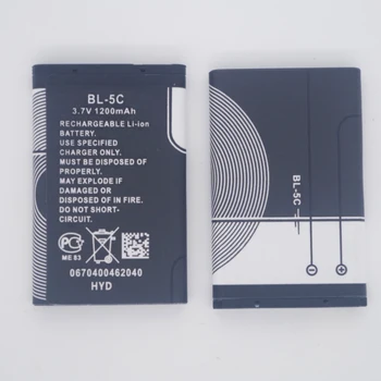 

3.7v li po li-ion batteries lithium polymer battery 3 7 v lipo li ion rechargeable lithium-ion for BL5c 1200 mAH bl5c