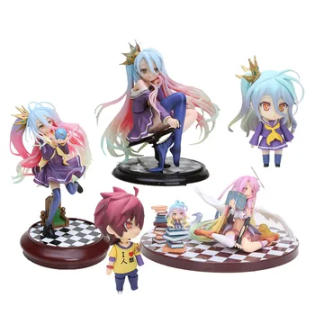 

10-20cm Anime Life No Game No Life Shiro Game of Life Painted second generation Game of Life 1/7 scale PVC action figure model