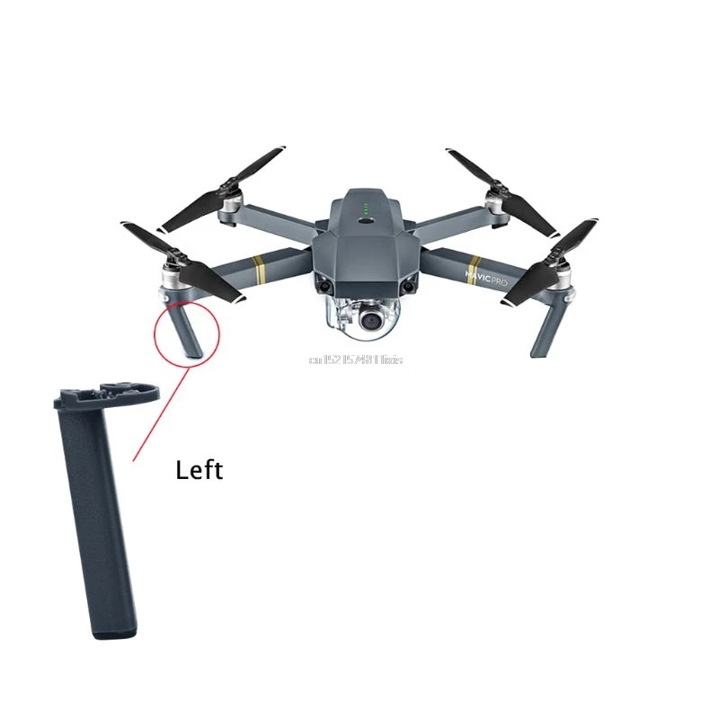 Для DJI Mavic Pro Дрон Замена ЛЕВАЯ ПЕРЕДНЯЯ РУКА шасси ноги запасные