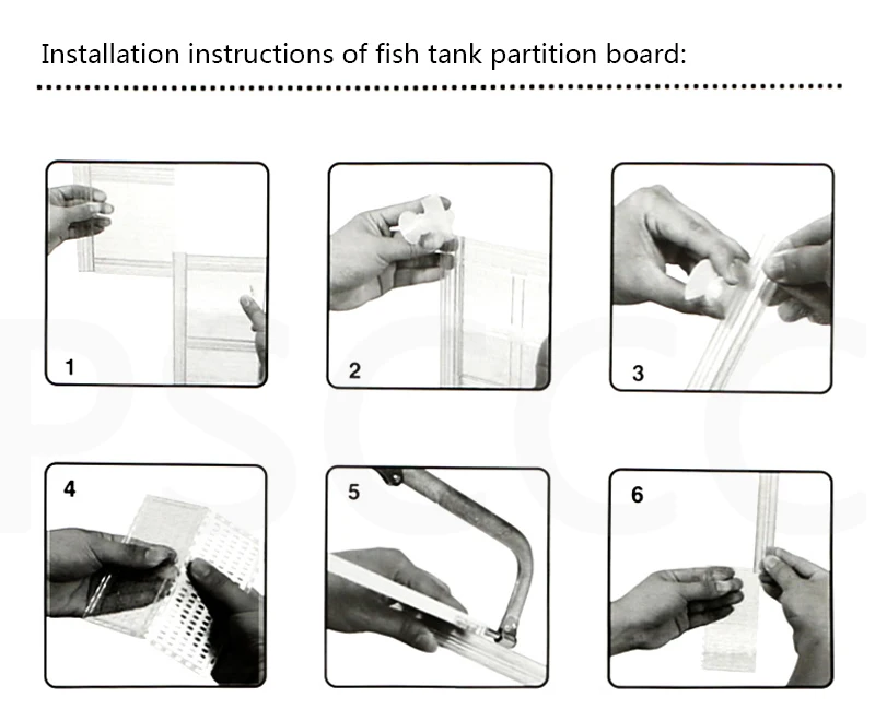 Новое поступление аквариума акриловая изоляция Трубная решётка разделительная доска фильтр Patition доска аквариум Разделитель-держатель инструменты для очистки