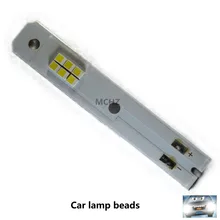 12 piezas C6 coche bombillas de faros H1 H3 H7 H11 9005 9006 de 880 luces LED del coche H4 9004 9007 H13 Hi-Lo haz de estilo del