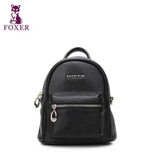 FOXER2016 new luxury fashion casual high-grade leather mini shoulder bag 100% high quality well-known brands of women