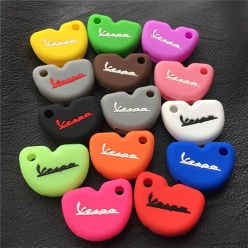 

hot sale silicone rubber key case cover for Vespa Enrico Piaggio GTS300 LX150 fly 125 3vte Gts 200 motorcycle key