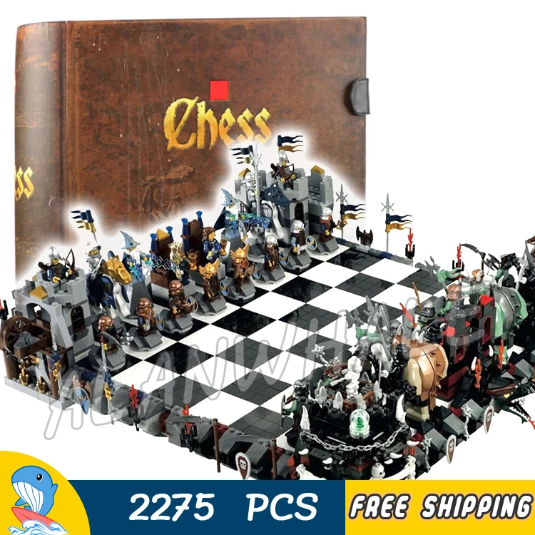 

2275pcs Magic Castle Giant Chess Collection Knights Kingdoms 16019 Model Building Blocks Assemble Toy Brick Compatible With Lego