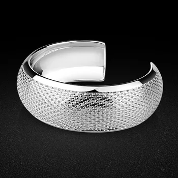 

New Girl 925 Silver Bracelet Solid Silver Bracelet European Style Opening Design Silver Bracelet Lady Pop Jewelry Birthday Gift
