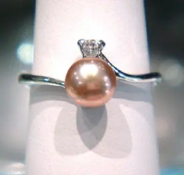 

4 COLOR! Charmful Freshwater Pearl Ring Finger Ring with Nice Quality Gorgeous Cool Fashion Jewelry Accessory, 100pcs/lot