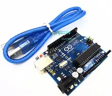 For arduino UNO R3 ATmega328P-PU Board + USB Cable