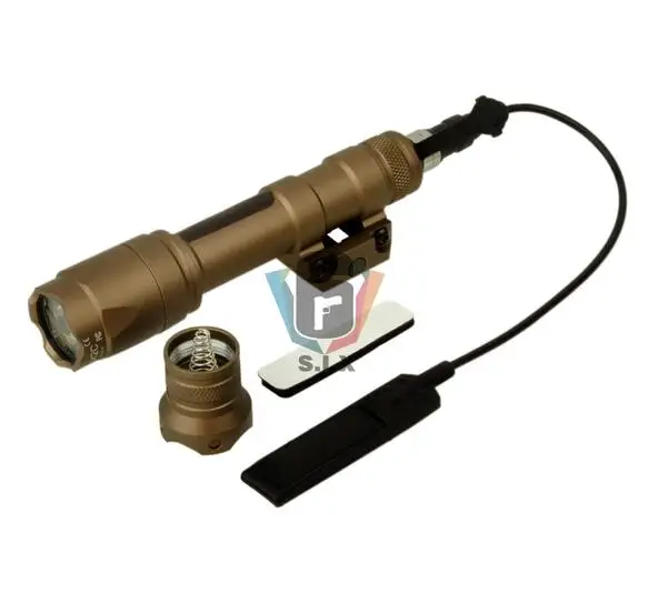 Element Airsoft светильник Тактический Surefir вспышка светильник M600C светильник страйкбол светодиодный 400 люмен серии Surfire M600 светильник - Цвет: Коричневый