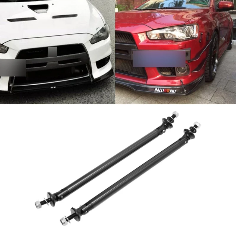 Universal Adjustable Front Rear Bumper Lip Splitter Support Bar Strut Brace Rod Universal Adjustable Front Rear Bumper Lip Splitter Support Bar Strut Brace Rod