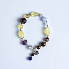 Настоящий чистый ручной работы кожаный шнур из стерлингового серебра пчелиный воск браслет Натуральный Янтарный пчелиный воск камень 925 пробы серебро