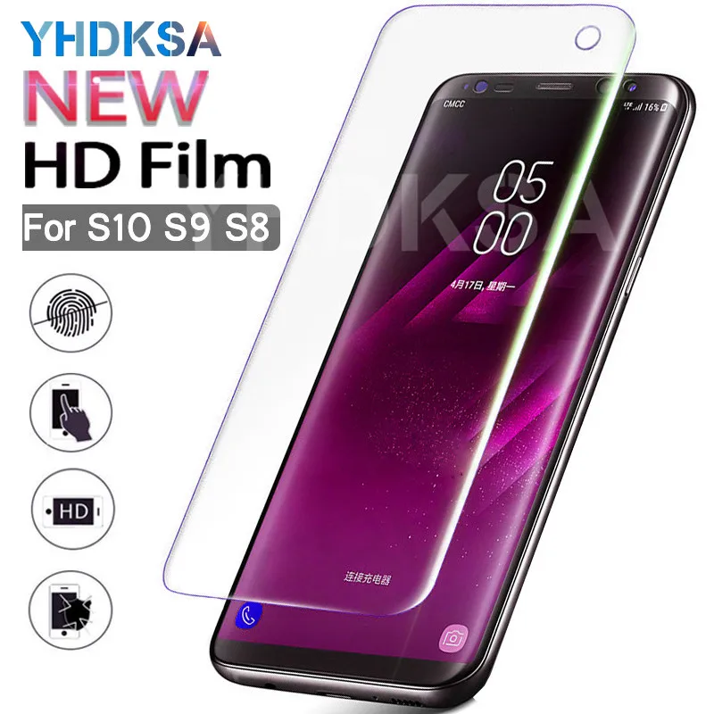 

20D Full Cover Screen Protector Film on the For Samsung Galaxy S10 S9 S8 Plus S10e Note 8 9 A6 A8 2018 Soft Protective Film Case