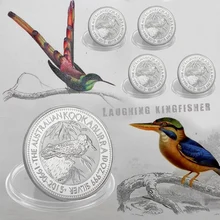 WR австралийская Серебряная монета 999,9 птичий стиль милые животные металлические монеты художественные поделки памятные монеты Elizabeth II подарок монеты