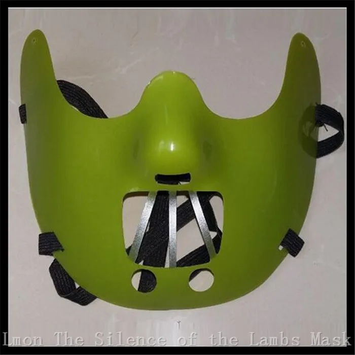 

The Silence of the Lambs Hannibal Mask party dresses men masquerade mask Low Half Face Mask Pary mask in stock Free shipping