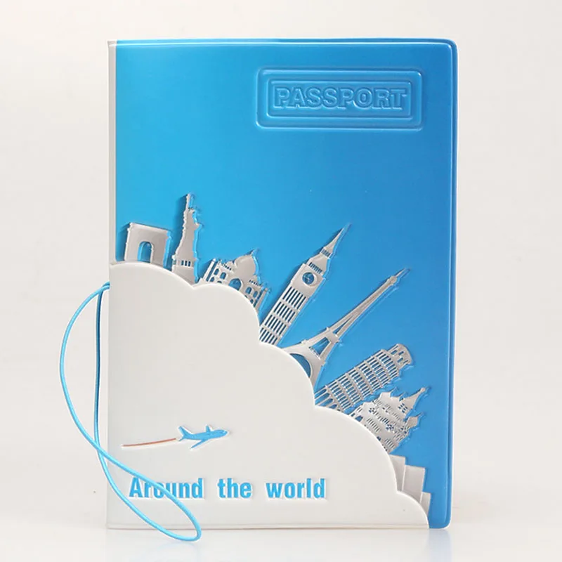 

New 2017 Lovely PVC Travel Passport Holder Cover Identity ID Card Credit Card Holder Bags Document Folder 14*9.6CM